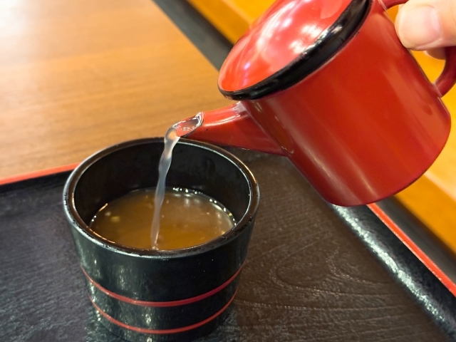 蕎麦湯