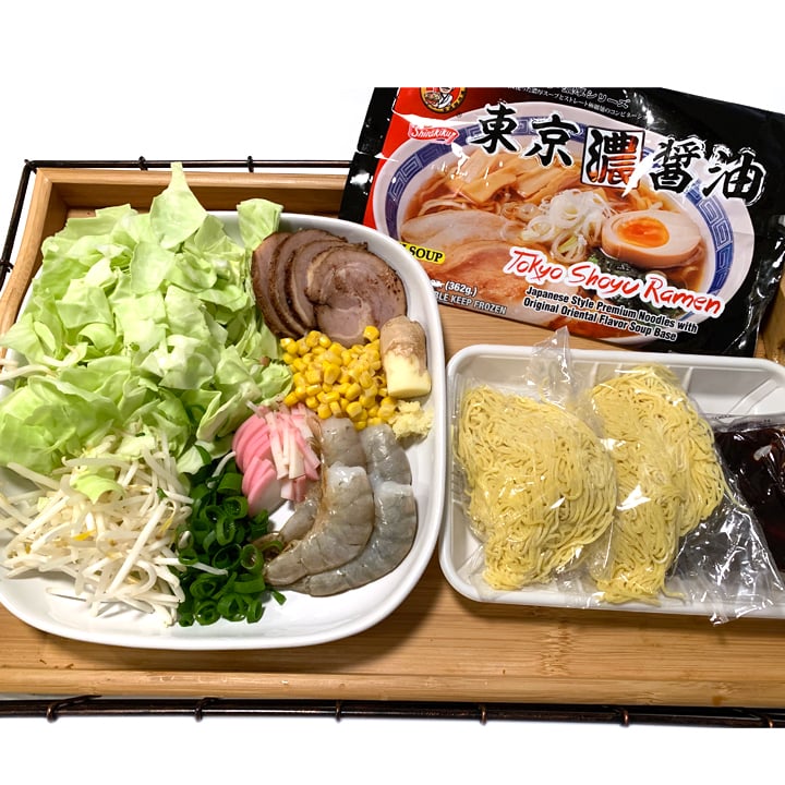 Yamachan Ramen Gomoku Ramen Ingredients
