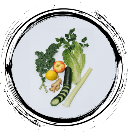 A variety of veggies laid flat
