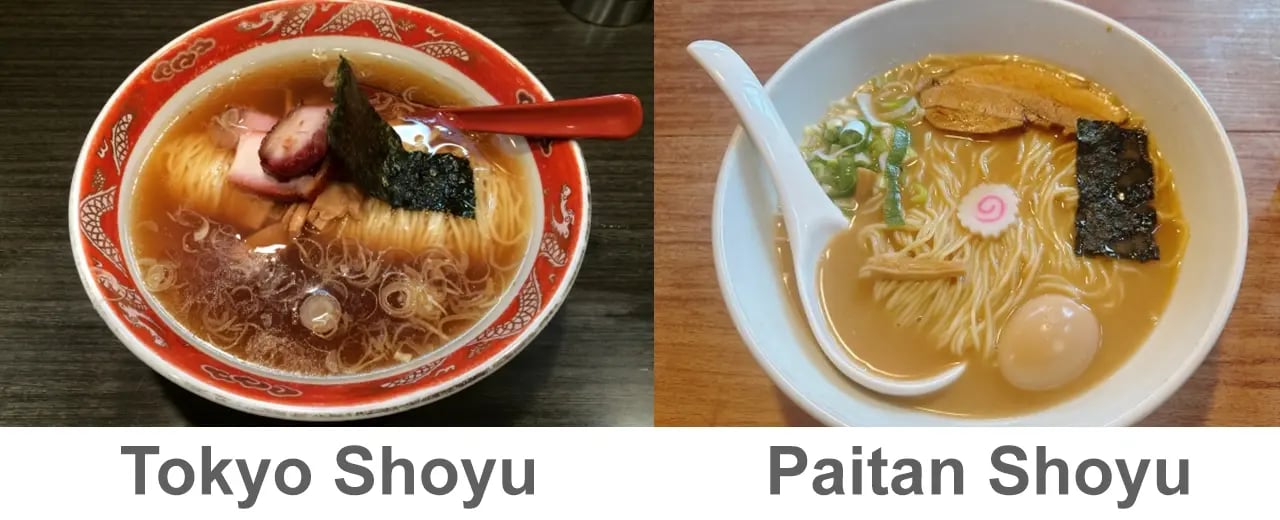 tokyo shoyu ramen and paitan shoyu ramen