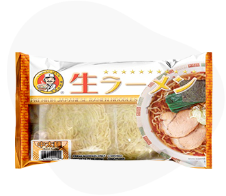 やまちゃんラーメンプレミアム生ラーメン麺 アメリカ販売