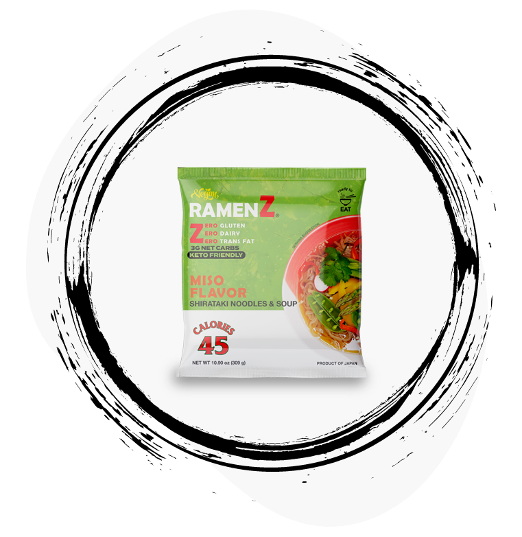 Gluten-free Vegan Low-Carb Shirataki Noodle Ramen Z Miso