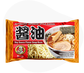 Authentic Shoyu Ramen package with fresh noodles and soup for home - Yamachan Ramen