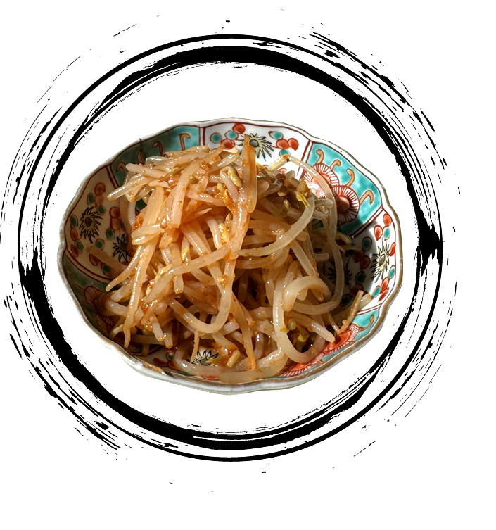 vegan Spicy Moyashi for ramen topping