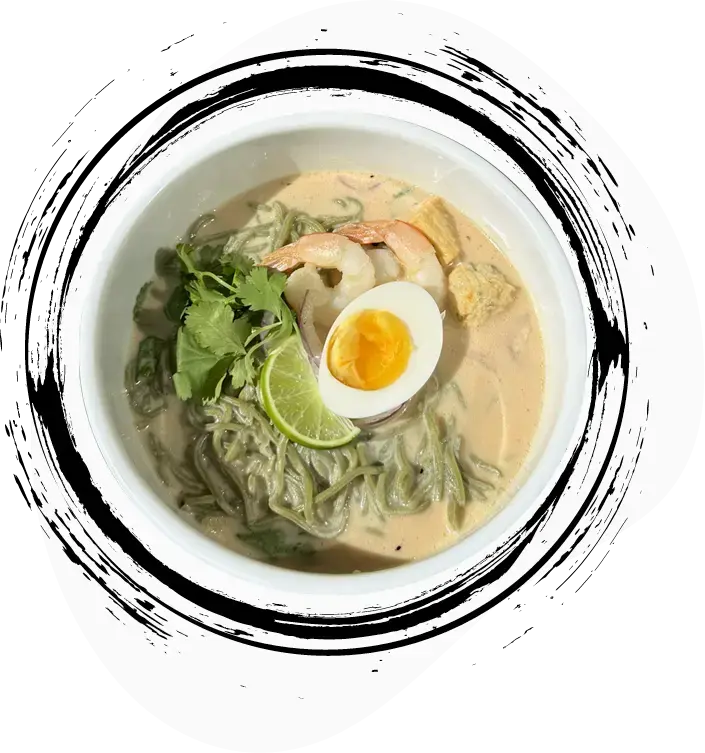 Thai style CoConut milk Miso ramen
