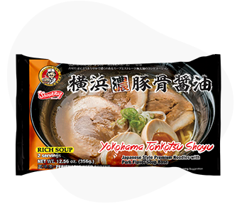 やまちゃんラーメン横浜豚骨醤油ラーメン USA販売