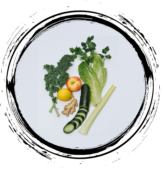 A variety of veggies laid flat A variety of veggies laid flat